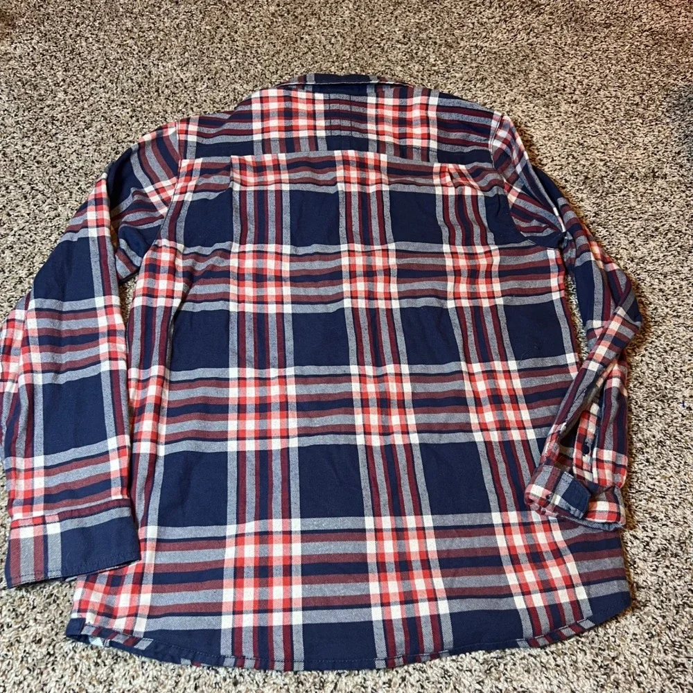 The North Face Flannel Shirt Plaid Button‎ Up Long Sleeve Outdoor Mens XL